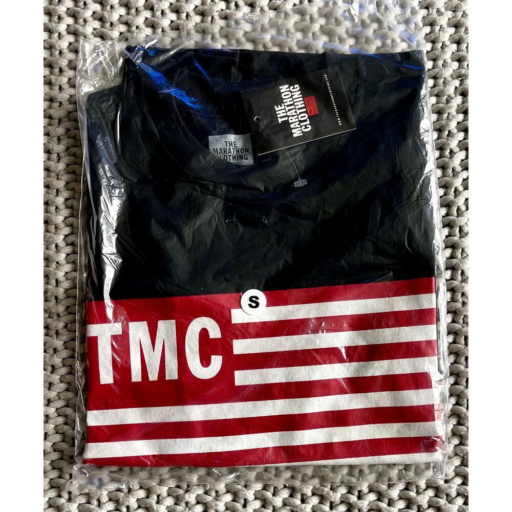 LIMITED EDITION TMC FLAG T-SHIRT - BLACK/RED/WHITE - S